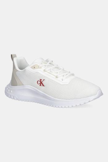 Tenisky Calvin Klein Jeans EVA RUNNER MIX MESH biela farba, YM0YM01285