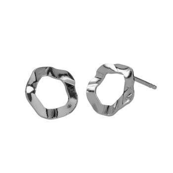 Victoria Cruz Minimalistické strieborné náušnice Essence A4633-HT