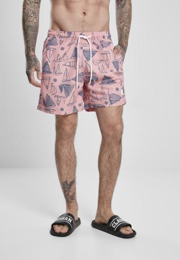 Urban Classics Pattern Swim Shorts yacht aop - XXL