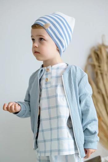 Detská bavlnená čiapka Jamiks CHARBER biela, z tenkej pleteniny, bavlnená, JWH085