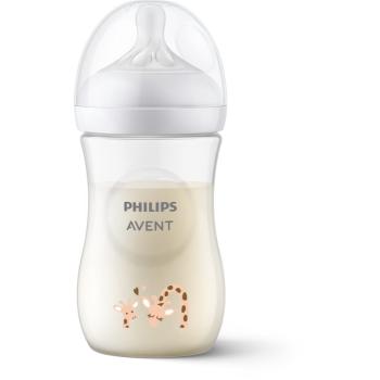 Philips Avent Natural Response 1 m+ dojčenská fľaša Giraffe 260 ml