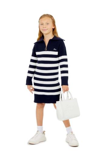 Dievčenské šaty Guess tmavomodrá farba, mini, oversize, J4YK16 Z3FU0