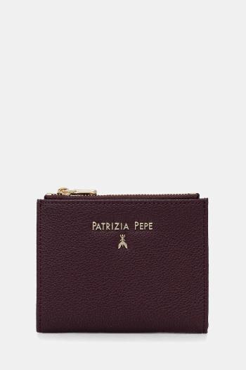 Kožená peňaženka Patrizia Pepe čierna farba, CQ8732 L001