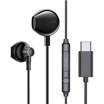 Joyroom JR-EC03 slúchadlá do uší USB-C, čierne (JOY67347)
