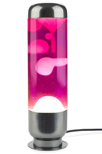Led stolná lampa Balvi Lava Capsule ružová farba