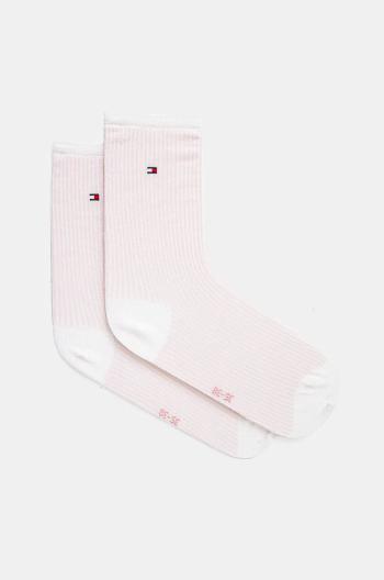 Ponožky Tommy Hilfiger dámske, ružová farba, 701229326