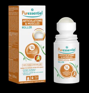 PURESSENTIEL Muscles & Joints Roller 14 essential oils 75 ml