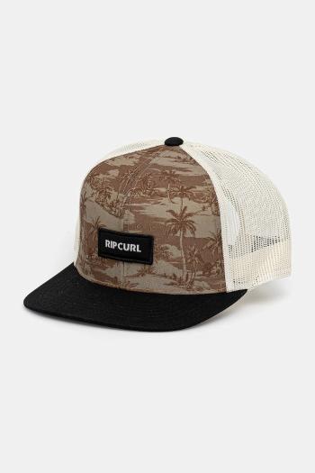 Šiltovka Rip Curl zelená farba, s nášivkou, 1FNMHE