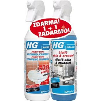 HG Vodný kameň 3× silnejší + sklá a zrkadlá 2× 500 ml (8711577217761)