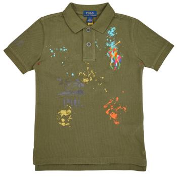 Polo Ralph Lauren  SSKCM2-KNIT SHIRTS-POLO SHIRT  Polokošele s krátkym rukávom Kaki