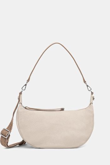 Kožená kabelka Gianni Chiarini AISHA béžová farba, BS.11550.GRN