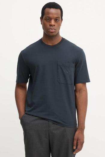 Bavlnené tričko Armani Exchange pánske, tmavomodrá farba, s potlačou, XM001072 AF16283