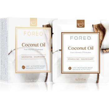 FOREO UFO™ Coconut Oil hĺbkovo vyživujúca maska 6x6 g