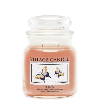 Village Candle Vonná sviečka v skle Butterfly 389 g