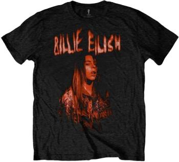 Billie Eilish Tričko Spooky Logo Unisex Black XL