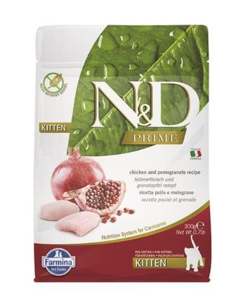 Farmina N&D cat PRIME (GF) kitten, chicken & pomegranate granule pre mačiatka 0,3kg