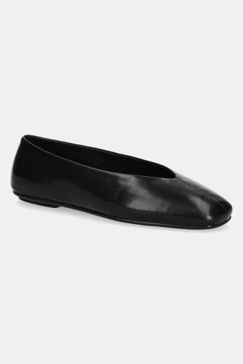 Kožené balerínky Jeffrey Campbell Fathom čierna farba, JC-1528-1-9
