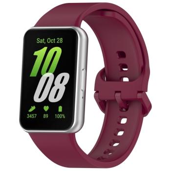 SILICONE Vymeniteľný remienok pre Samsung Galaxy Fit3 bordová