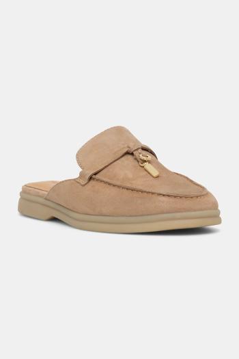 Semišové šľapky Steve Madden Patrizia hnedá farba, 11003910