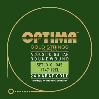 Optima 1747-12EL 24K Gold Acoustics Struny pre akustickú gitaru