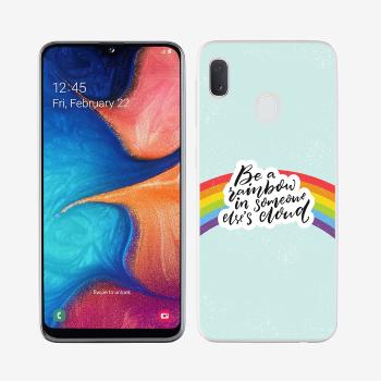 MY ART Ochranný kryt Samsung Galaxy A20e RAINBOW (105)