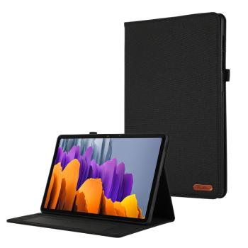 FABRIC Zaklápací kryt pre Samsung Galaxy Tab S9 FE / Tab S10 FE čierny