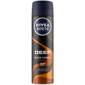 NIVEA Men Deep Black Carbon Espresso Sprej 150 ml (9005800315386)