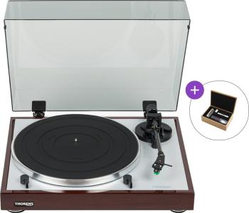 Thorens TD 402 DD Walnut Cleaning SET Walnut Hi-Fi Gramofón