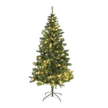 KONDELA Christmas Typ 5 LED450 vianočný stromček s osvetlením 180 cm zelená