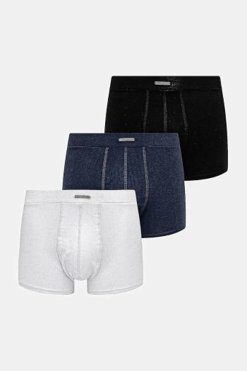 Boxerky Karl Lagerfeld 3-pak pánske, tmavomodrá farba, A1M47073