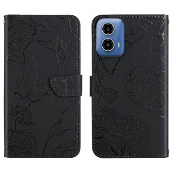 ART BLOSSOM Peňaženkový obal pre Motorola Moto G35 5G čierny