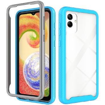 DUAL Obojstranný kryt pre Samsung Galaxy A04 svetlomodrý