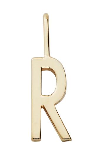 Strieborný pozlátený prívesok Design Letters 90201547R