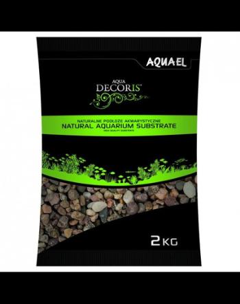 AQUAEL Pietriș natural multicolor 1,4-2 mm 2 kg