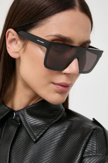 Slnečné okuliare Saint Laurent dámske, čierna farba
