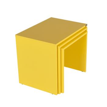 Skladací stôl SHP Yellow, 3 ks