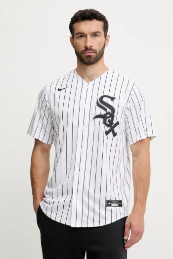 Tričko Nike Chicago White Sox biela farba, voľný strih, so stojačikom, T770-RXWH-RX-XVH