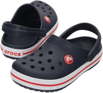 Crocs Toddler Crocband Clog Sandále Navy/Red 24-25