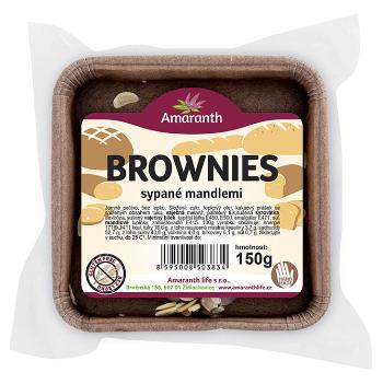 AMARANTH Bezlepkové brownies sypané mandľami 150 g