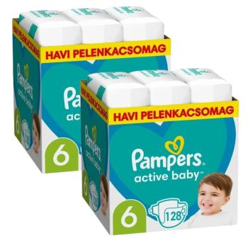 Pampers Active Baby 2 havi Pelenkacsomag 13-18kg Junior 6 (256db)