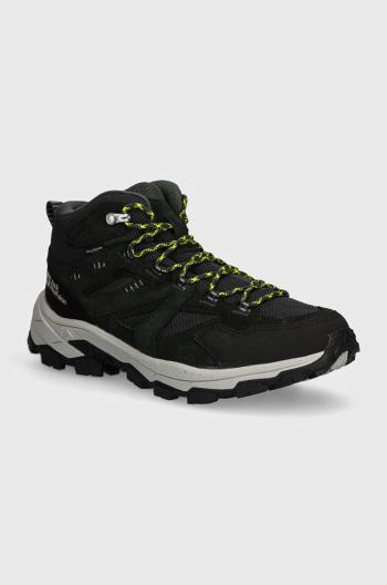 Topánky Jack Wolfskin Vojo Tour Texapore pánske, čierna farba, A62072
