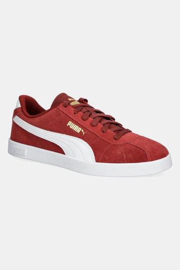 Semišové tenisky Puma Puma Club II bordová farba, 397444