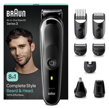 Braun Multifunkčný zastrihávač 8v1 Series 3 MGK3440 Black