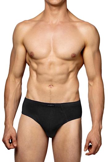 Pánske slipy 3 pack 006 black