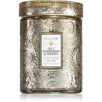 VOLUSPA Japonica Holiday Gilt Pomander & Hinoki vonná sviečka 156 g