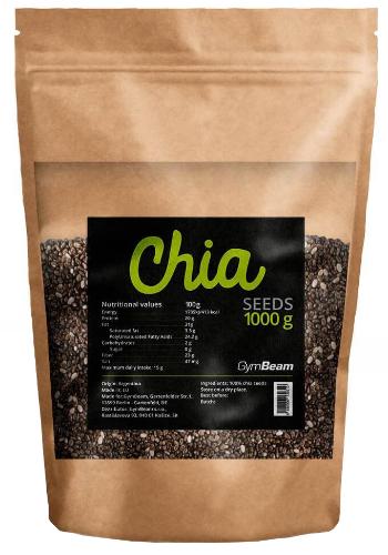 GYMBEAM Chia semienka  unflavored 1000 g