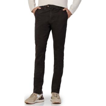 Borghese  Firenze - Pantalone Elegante Twill - Fit Slim  Nohavice Hnedá