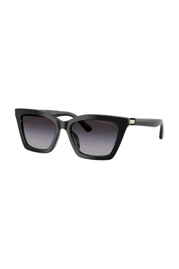 Slnečné okuliare Emporio Armani dámske, čierna farba, 0EA4250U