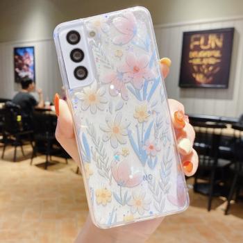 BLOOM Ochranný kryt pre Samsung Galaxy A35 5G PINK FLORAL