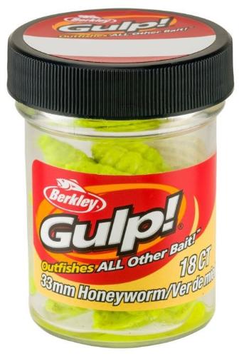 Berkley umelé nástrahy gulp honey worm-chartreuse 3,3 cm